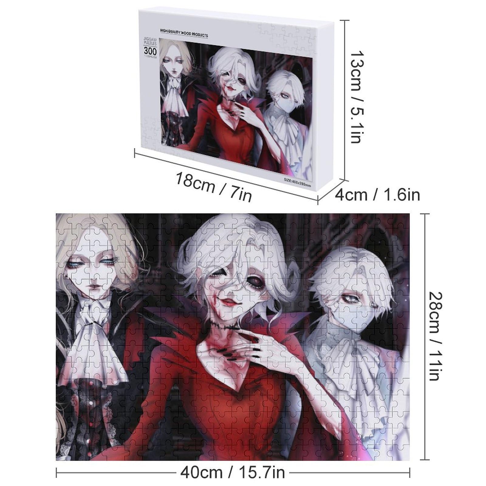 Amazon | 第五人格 Identity V ジグソーパズル 木製 パズル300ピース